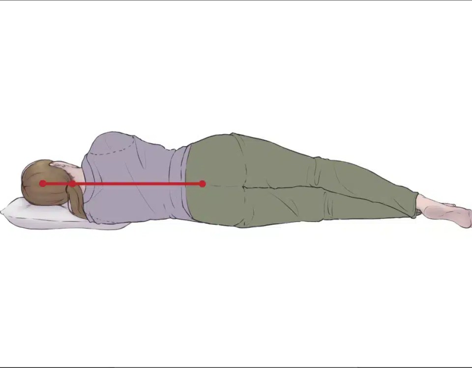 Goose Down Pillows for ideal sleep spine position