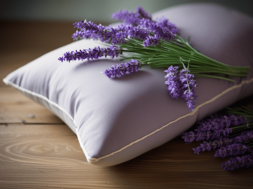 aromatherapy pillow with natural lavender