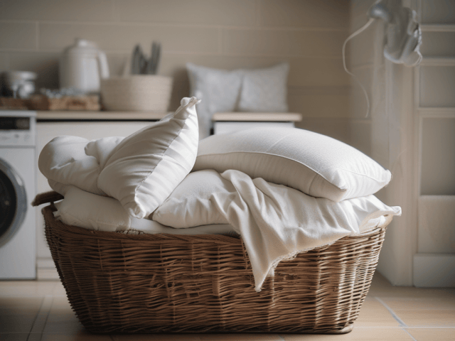 how to wash down pillows