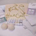 Goose Down Product Care, down comforter cleaning kit with down feather detergent
