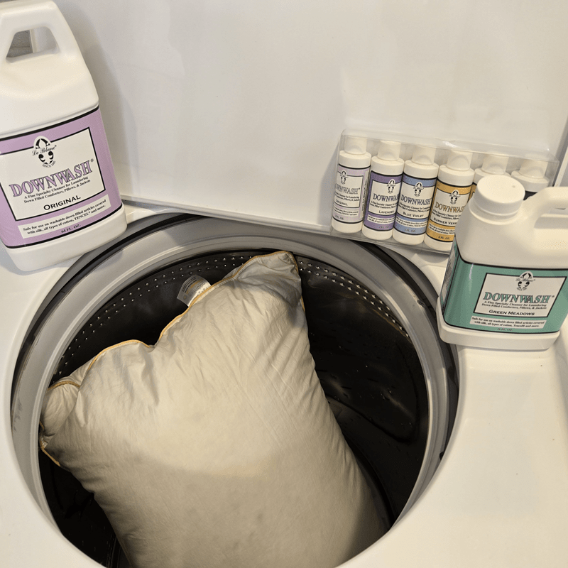 how to wash pillow wit